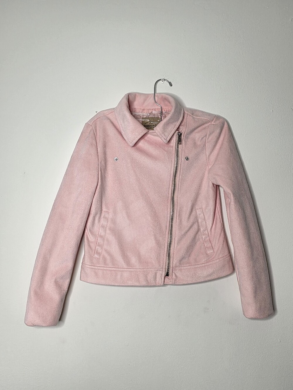 Roebuck & Co Girls Jacket Baby Pink Casual Sz M